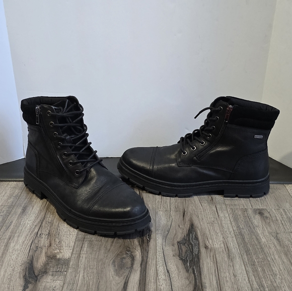 Aldo Leather Combat Boots - Picture 2 of 8